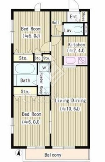 ミラージュビュー荻窪 205 間取り図