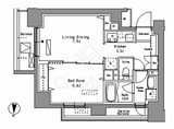パークアクシス錦糸町 203 間取り図