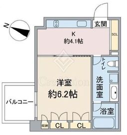 ユニーブル世田谷明大前 2階 間取り図