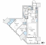 グランドシティタワー月島 18階 間取り図