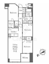 プレミスト佃二丁目 5階 間取り図