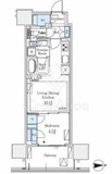 グランドシティタワー月島 8階 間取り図