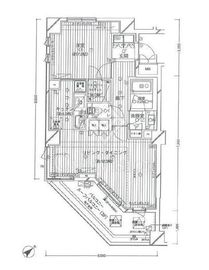 シティインデックス三田伊皿子坂 5階 間取り図