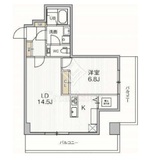 ICON PLACE SHIBAKOEN 1204 間取り図