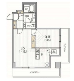 ICON PLACE SHIBAKOEN 1204 間取り図