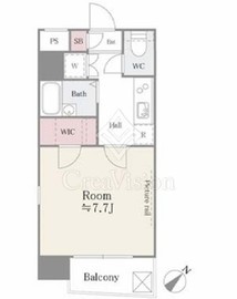 アルテーヌ新横浜 901 間取り図