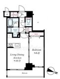 アンベリール亀戸パーク 2階 間取り図