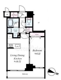 アンベリール亀戸パーク 2階 間取り図