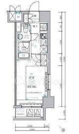 パティーナ川崎南DUO 8階 間取り図