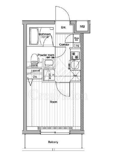 プレミアムキューブ川崎 2階 間取り図
