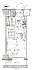 レアライズ新丸子 6階 間取り図