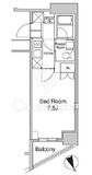 プラウドフラット蒲田Ⅱ 713 間取り図