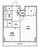 ICON PLACE SHIBAKOEN 1203 間取り図