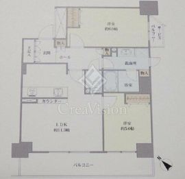 モア・クレスト築地 7階 間取り図