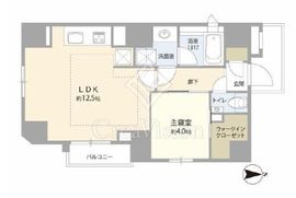 ピアース新宿三丁目 7階 間取り図