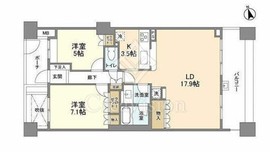 ドレッセ大倉山 5階 間取り図