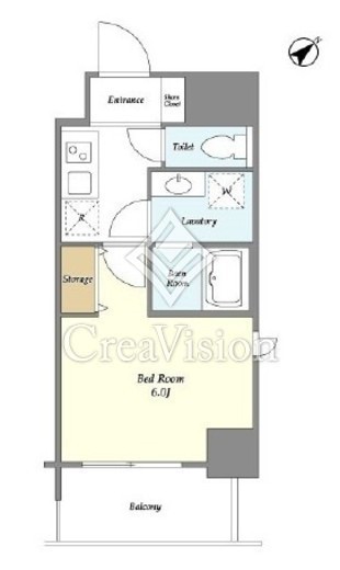 Ｃｒａｎｅ　Ｃｏｕｒｔ　Ｔｓｕｒｕｍｉ 1104 間取り図