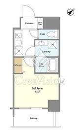 Ｃｒａｎｅ　Ｃｏｕｒｔ　Ｔｓｕｒｕｍｉ 1104 間取り図