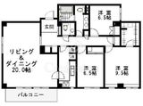 アーケディアヒルズ 3階 間取り図