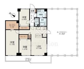 ネオコーポ木場 6階 間取り図