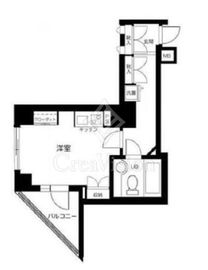 アルカーデンシティリンクス新宿 1004 間取り図