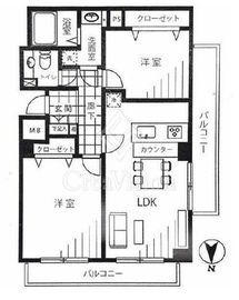 藤和薬王寺ホームズ 301 間取り図