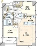 ピアース高田馬場 4階 間取り図