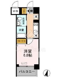 カスタリア武蔵小杉 112 間取り図