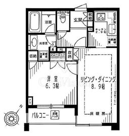 グラーサ駒沢大学 3階 間取り図