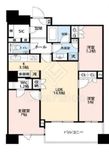 パークタワー勝どきミッド/サウス 36階 間取り図