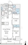 プライムブリス深川住吉 802 間取り図