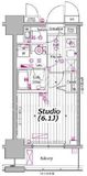 ガーラ・プレシャス川崎 2階 間取り図