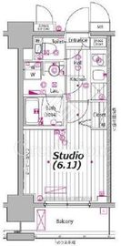 ガーラ・プレシャス川崎 2階 間取り図
