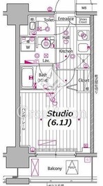 ガーラ・プレシャス川崎 7階 間取り図