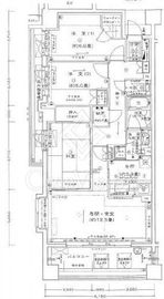 プラウド相模大野 3階 間取り図