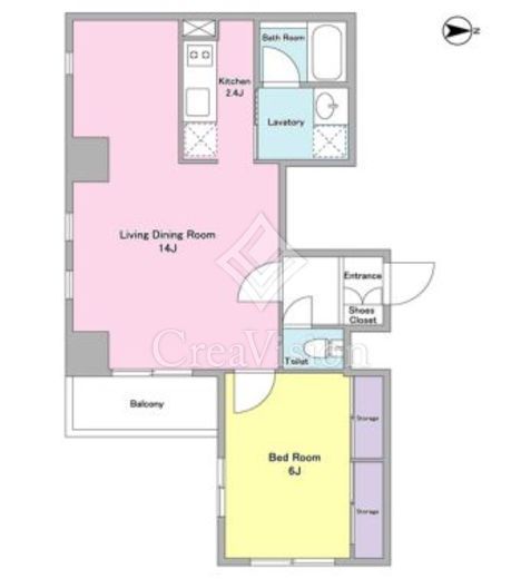 カサデフローラ 4階 間取り図