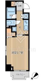 シティスパイア蔵前 603 間取り図