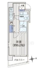 ライブコート大鳥居 306 間取り図