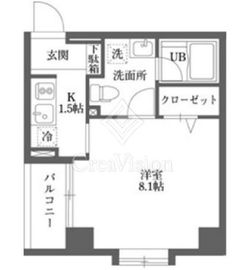 ムーブメンツ西早稲田 203 間取り図
