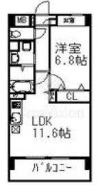 プライムアーバン千駄木 509 間取り図