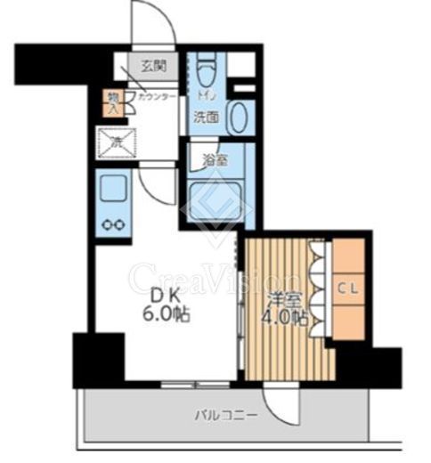 City Lux Tobe 901 間取り図