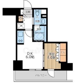 City Lux Tobe 901 間取り図