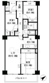 リリオ弐番館 9階 間取り図