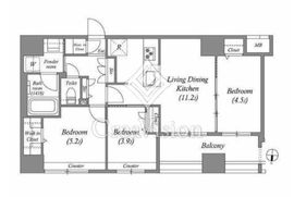 ACP Residence中野新橋 901 間取り図