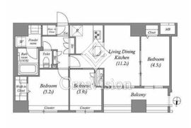 ACP Residence中野新橋 1101 間取り図