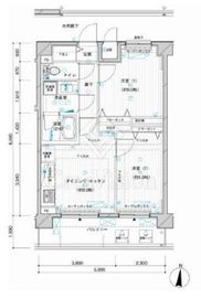 メインステージ押上4 7階 間取り図