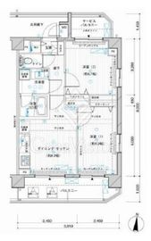 メインステージ押上4 7階 間取り図