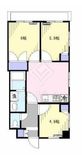 レーベンハイム中板橋2 2階 間取り図