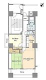 晴海アーバンプラザ 1114 間取り図