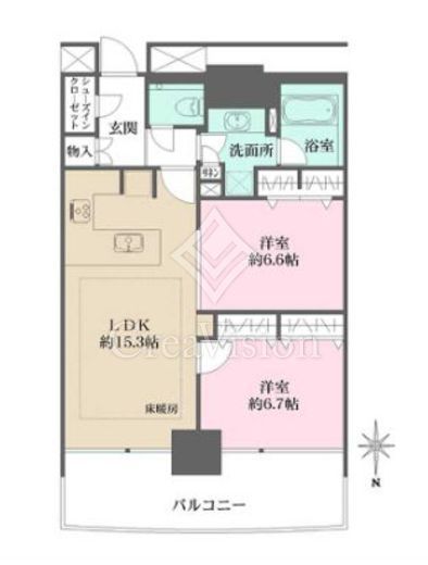 Ｍ．Ｍ．ＴＯＷＥＲＳ　ＦＯＲＥＳＩＳ 3階 間取り図